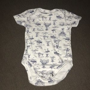 Lauren Ashley lighthouse onesie.